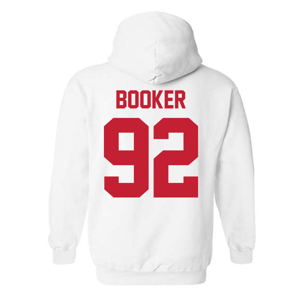 New Mexico - NCAA Football : Brian Booker - Classic Shersey Hooded Sweatshirt-1