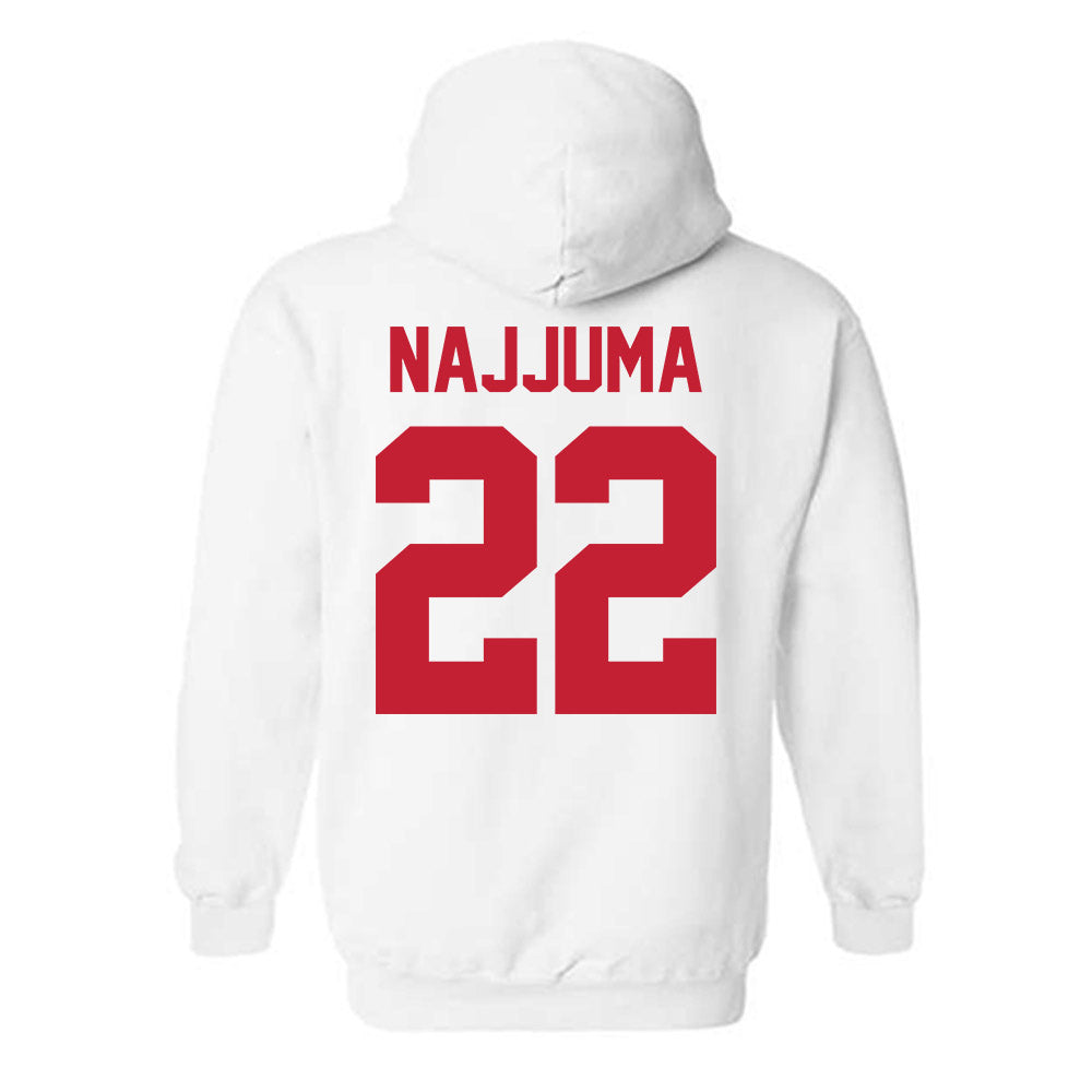 New Mexico - NCAA Women's Basketball : Maria Najjuma - Classic Shersey Hooded Sweatshirt-1
