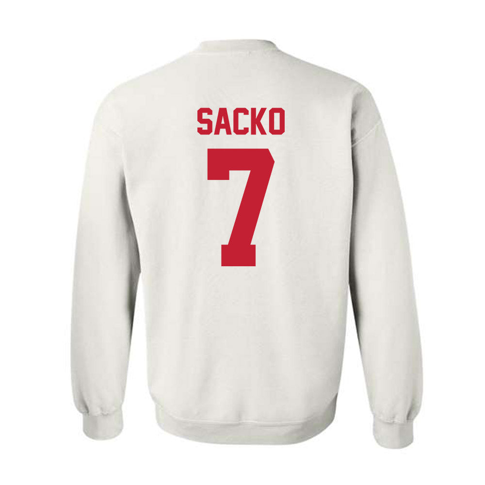 New Mexico - NCAA Men's Basketball : Ibrahima Sacko - Classic Shersey Crewneck Sweatshirt-1