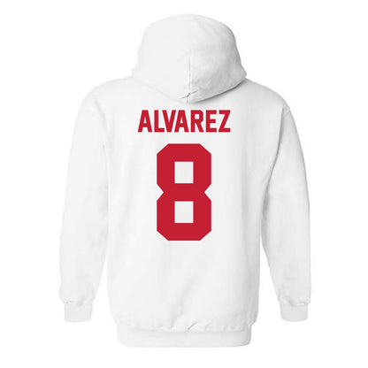 New Mexico - NCAA Baseball : Diego Alvarez - Classic Shersey Hooded Sweatshirt-1