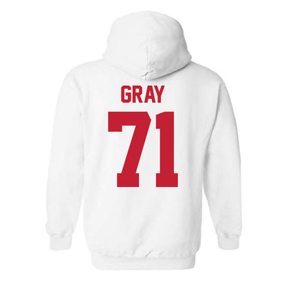 New Mexico - NCAA Football : Travis Gray - Classic Shersey Hooded Sweatshirt-1