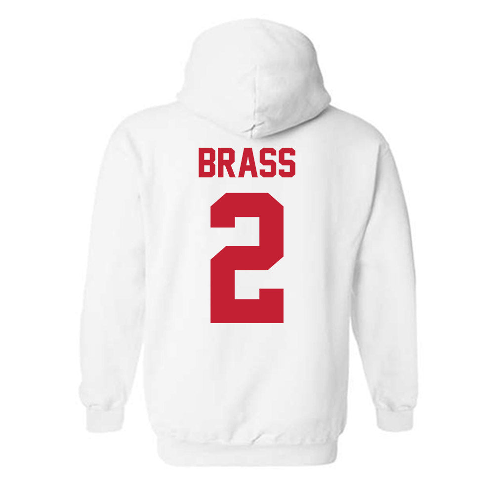 New Mexico - NCAA Baseball : Cooper Brass - Classic Shersey Hooded Sweatshirt-1