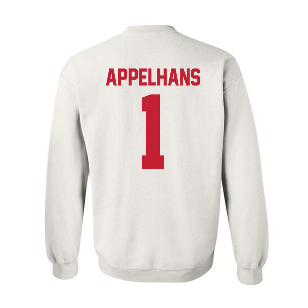 New Mexico - NCAA Men's Basketball : Braden Appelhans - Classic Shersey Crewneck Sweatshirt-1