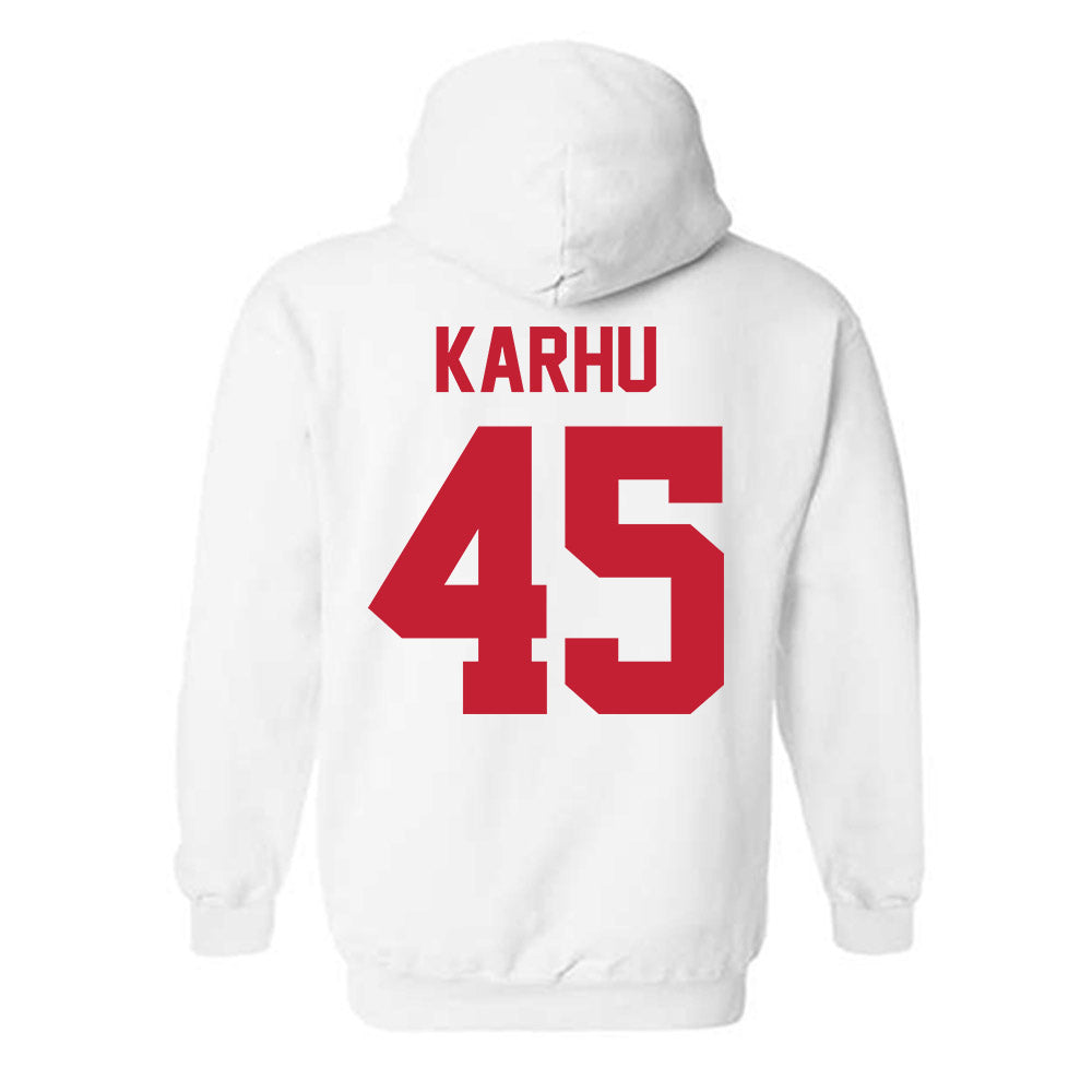 New Mexico - NCAA Football : Brett Karhu - Classic Shersey Hooded Sweatshirt-1