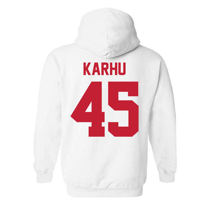 New Mexico - NCAA Football : Brett Karhu - Classic Shersey Hooded Sweatshirt-1