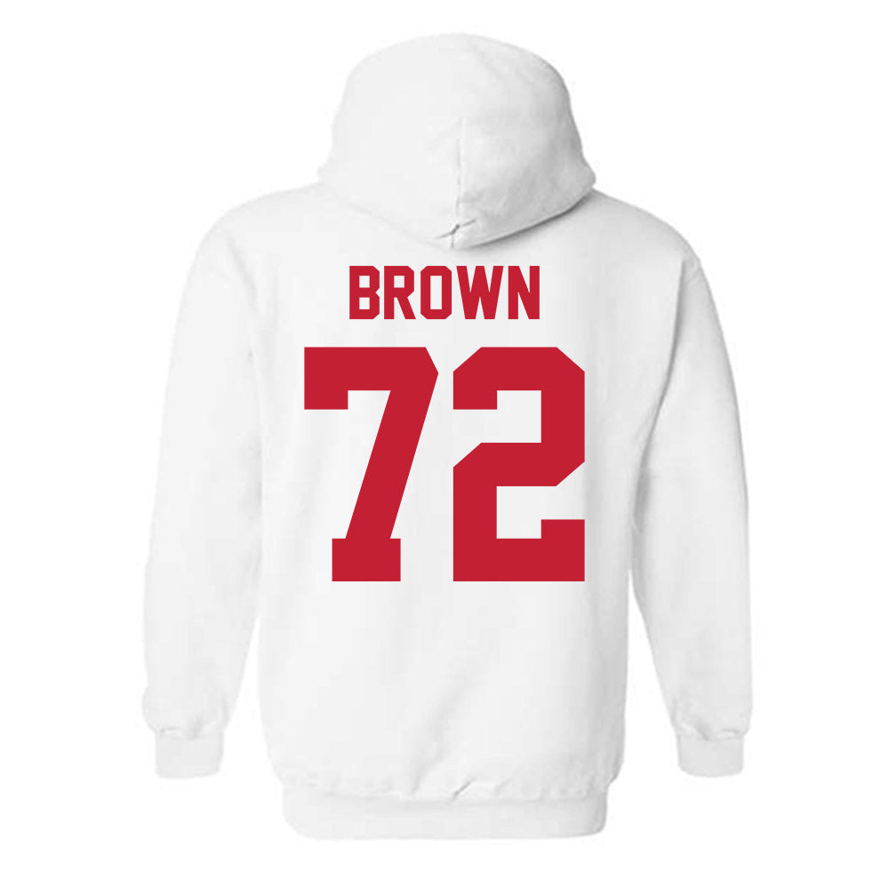 New Mexico - NCAA Football : Nevell Brown - Classic Shersey Hooded Sweatshirt-1