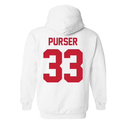 New Mexico - NCAA Baseball : Daxton Purser - Classic Shersey Hooded Sweatshirt-1