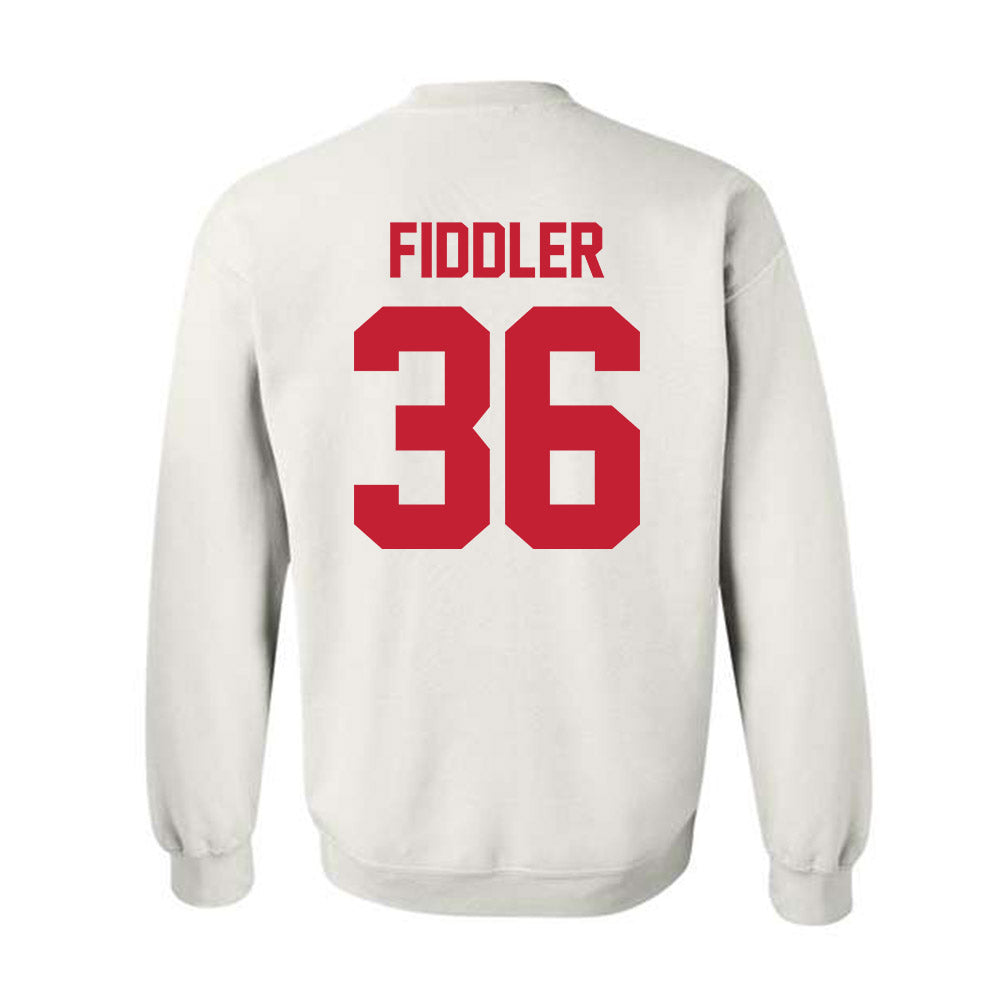 New Mexico - NCAA Baseball : Elias Fiddler - Classic Shersey Crewneck Sweatshirt-1