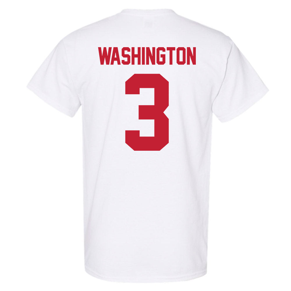 New Mexico - NCAA Men's Basketball : Tru Washington - Classic Shersey T-Shirt-1