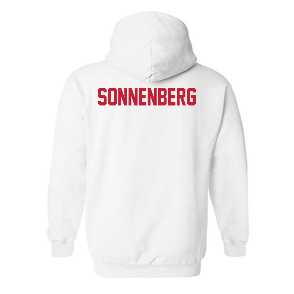 New Mexico - NCAA Men's Golf : Clark Sonnenberg - Classic Shersey Hooded Sweatshirt-1