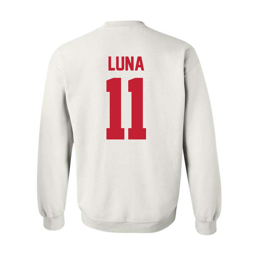 New Mexico - NCAA Men's Golf : Valentin Luna - Classic Shersey Crewneck Sweatshirt-1