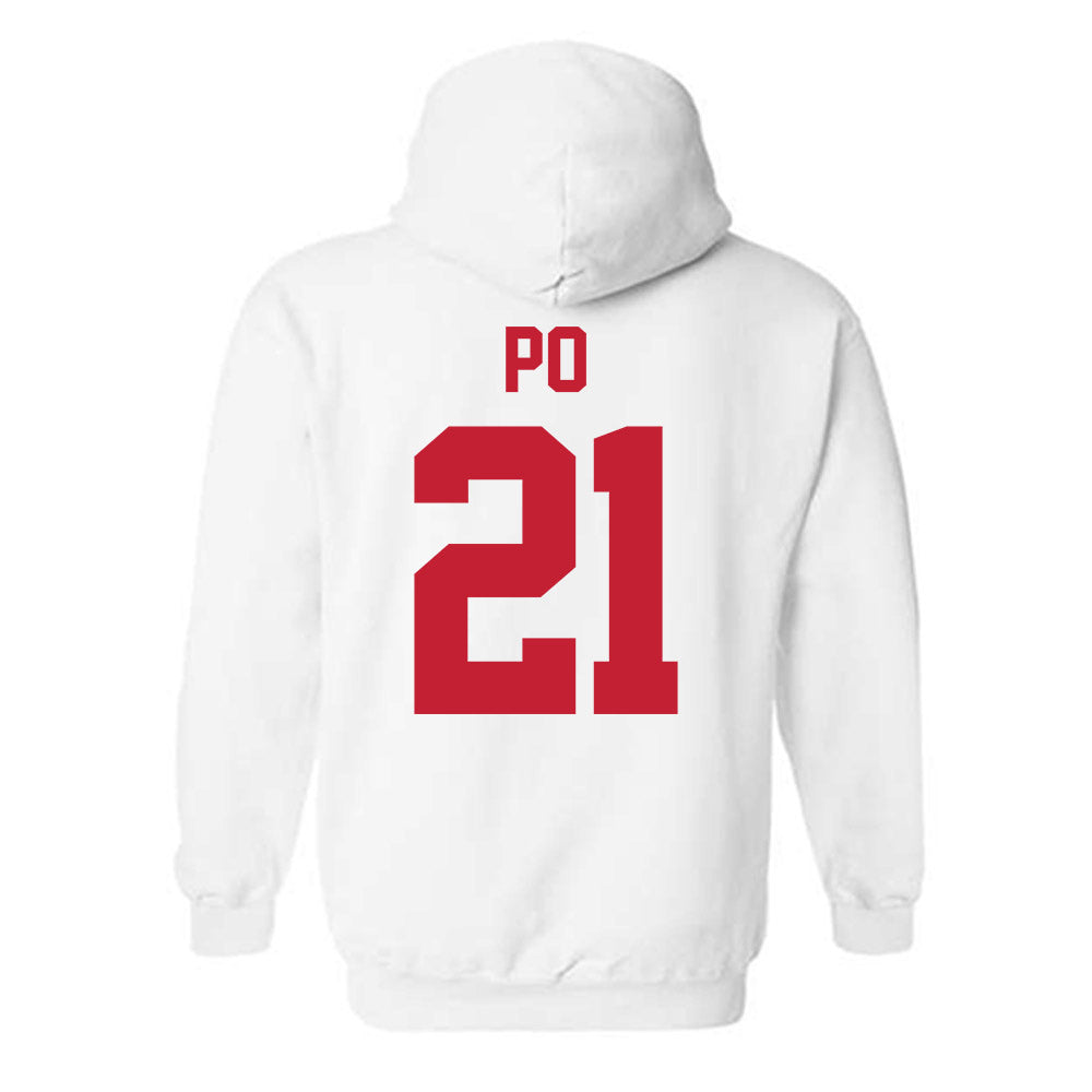 New Mexico - NCAA Women's Basketball : Reza Po - Classic Shersey Hooded Sweatshirt-1