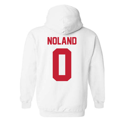 New Mexico - NCAA Men's Basketball : CJ Noland - Classic Shersey Hooded Sweatshirt-1