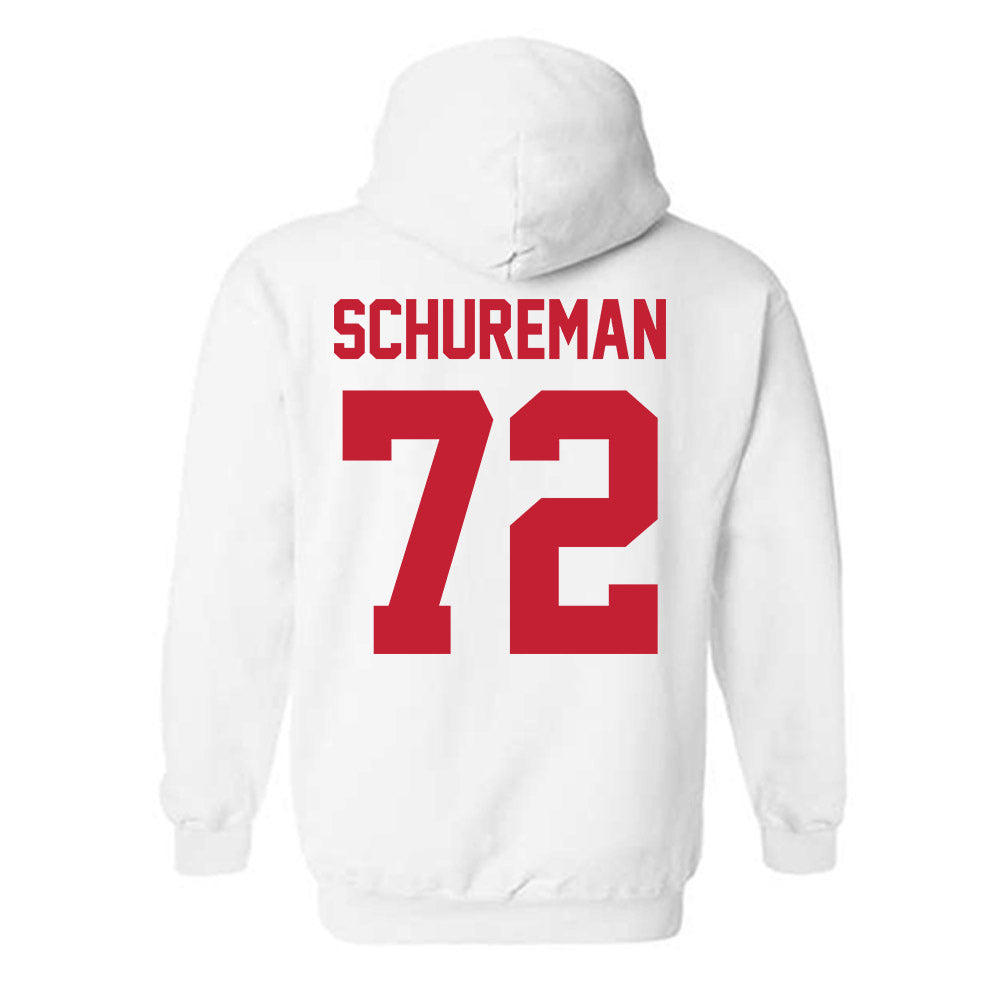 New Mexico - NCAA Football : Griffin Schureman - Classic Shersey Hooded Sweatshirt-1