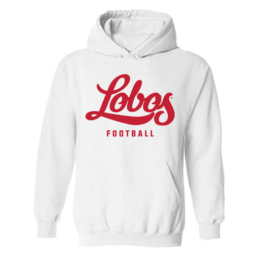 New Mexico - NCAA Football : Cole Welliver - Classic Shersey Hooded Sweatshirt-0