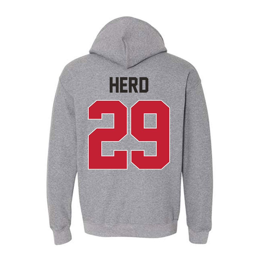 New Mexico - NCAA Baseball : Caleb Herd - Classic Shersey Hooded Sweatshirt-1