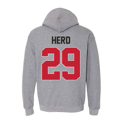 New Mexico - NCAA Baseball : Caleb Herd - Classic Shersey Hooded Sweatshirt-1