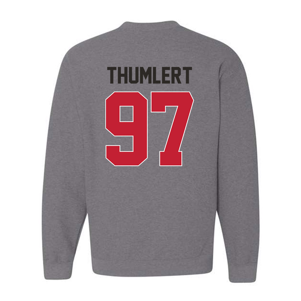 New Mexico - NCAA Football : Cody Thumlert - Classic Shersey Crewneck Sweatshirt-1