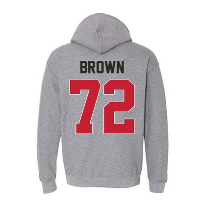 New Mexico - NCAA Football : Nevell Brown - Classic Shersey Hooded Sweatshirt-1