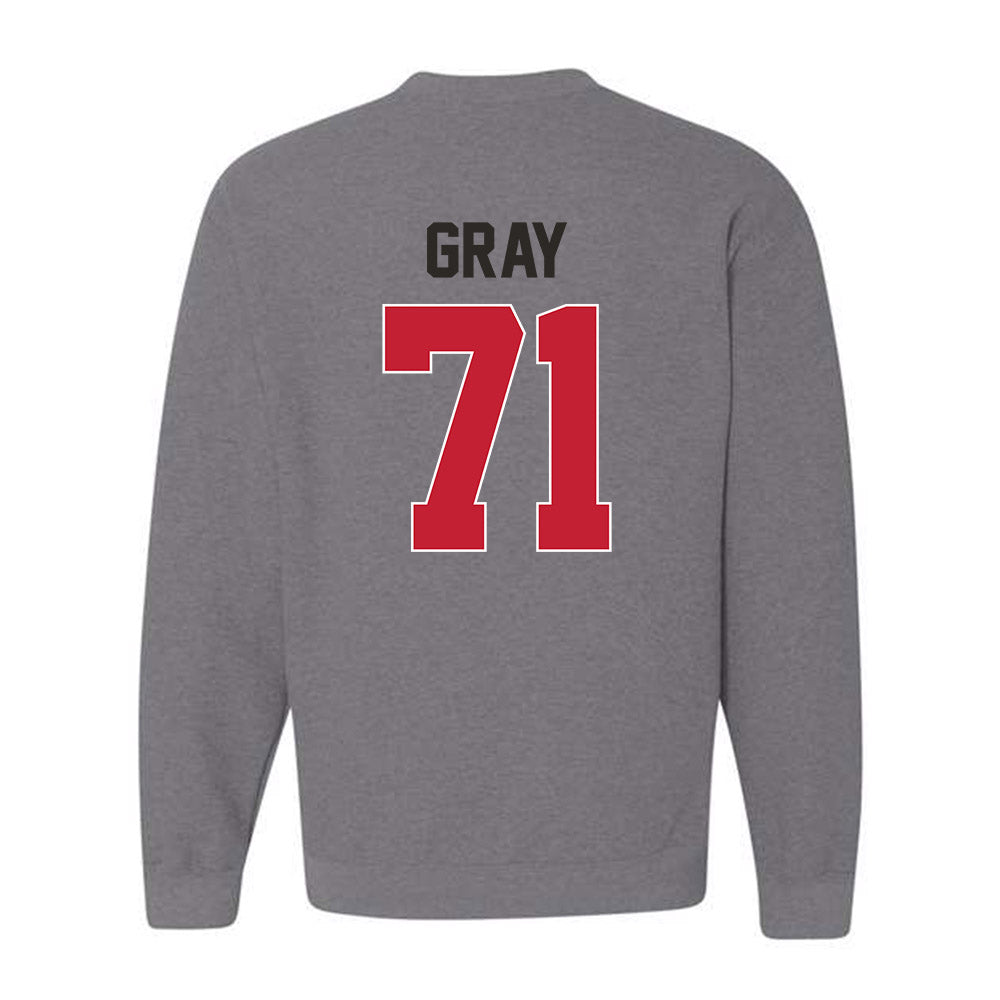 New Mexico - NCAA Football : Travis Gray - Classic Shersey Crewneck Sweatshirt-1