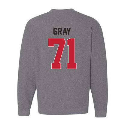 New Mexico - NCAA Football : Travis Gray - Classic Shersey Crewneck Sweatshirt-1