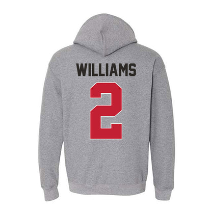 New Mexico - NCAA Football : Abraham Williams - Classic Shersey Hooded Sweatshirt-1