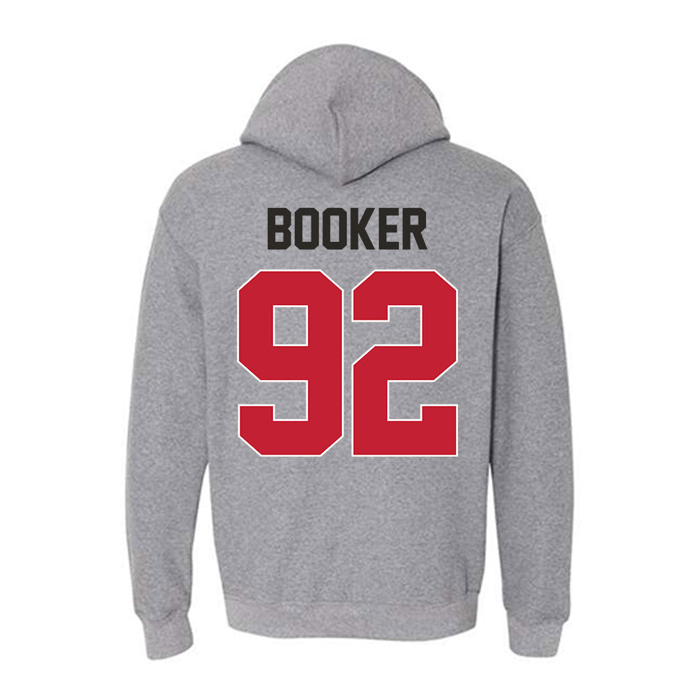 New Mexico - NCAA Football : Brian Booker - Classic Shersey Hooded Sweatshirt-1