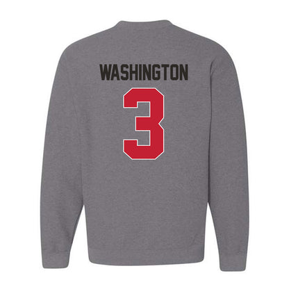 New Mexico - NCAA Men's Basketball : Tru Washington - Classic Shersey Crewneck Sweatshirt-1