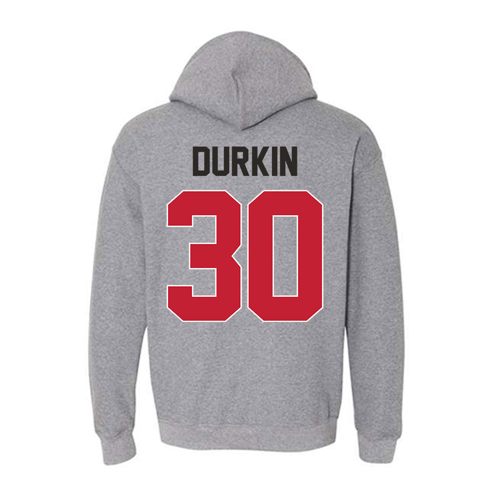 New Mexico - NCAA Football : Brendan Durkin - Classic Shersey Hooded Sweatshirt-1