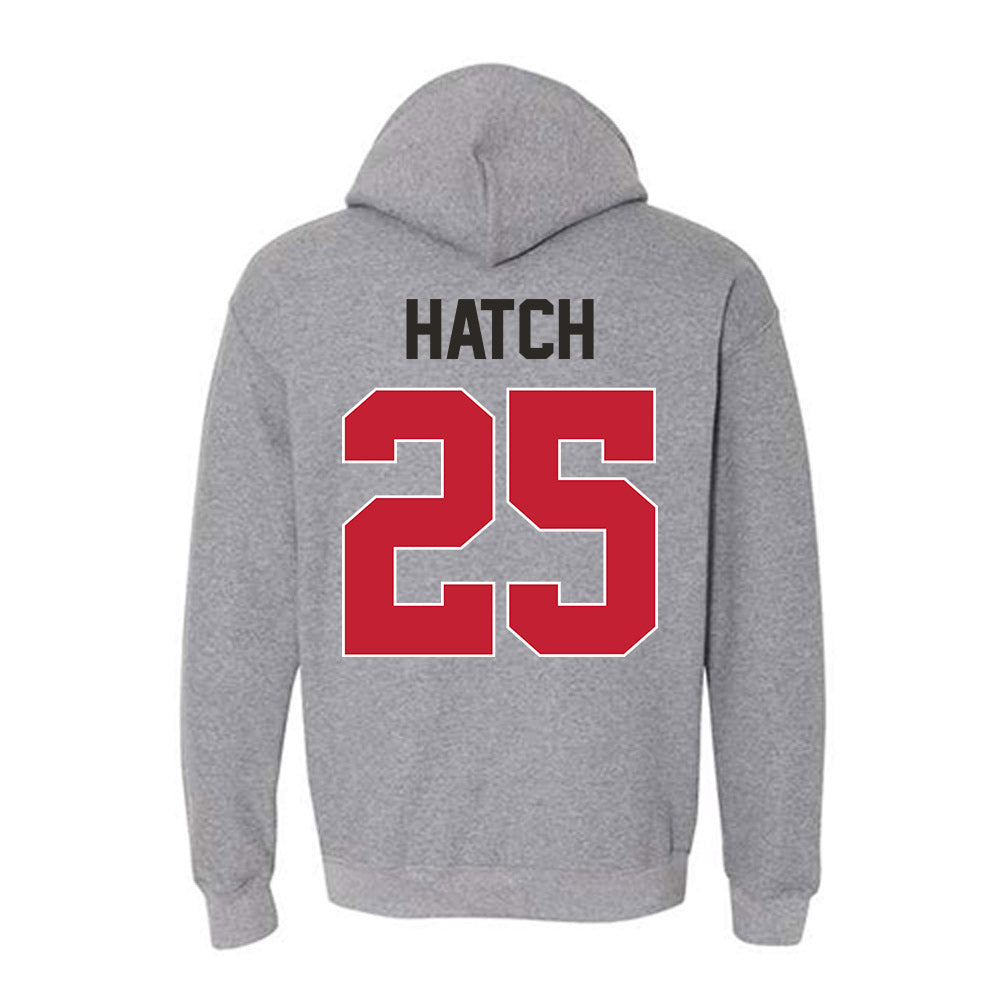 New Mexico - NCAA Football : Hyrum Hatch - Classic Shersey Hooded Sweatshirt-1