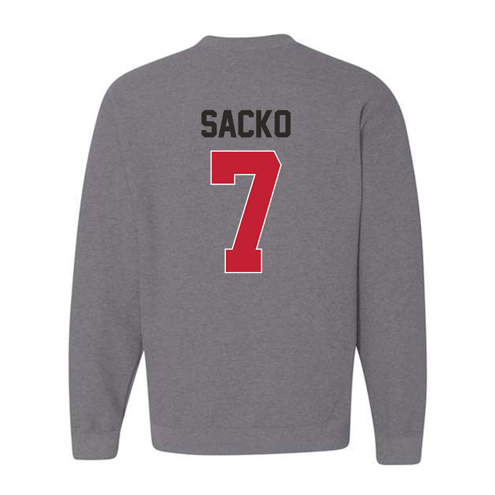 New Mexico - NCAA Men's Basketball : Ibrahima Sacko - Classic Shersey Crewneck Sweatshirt-1