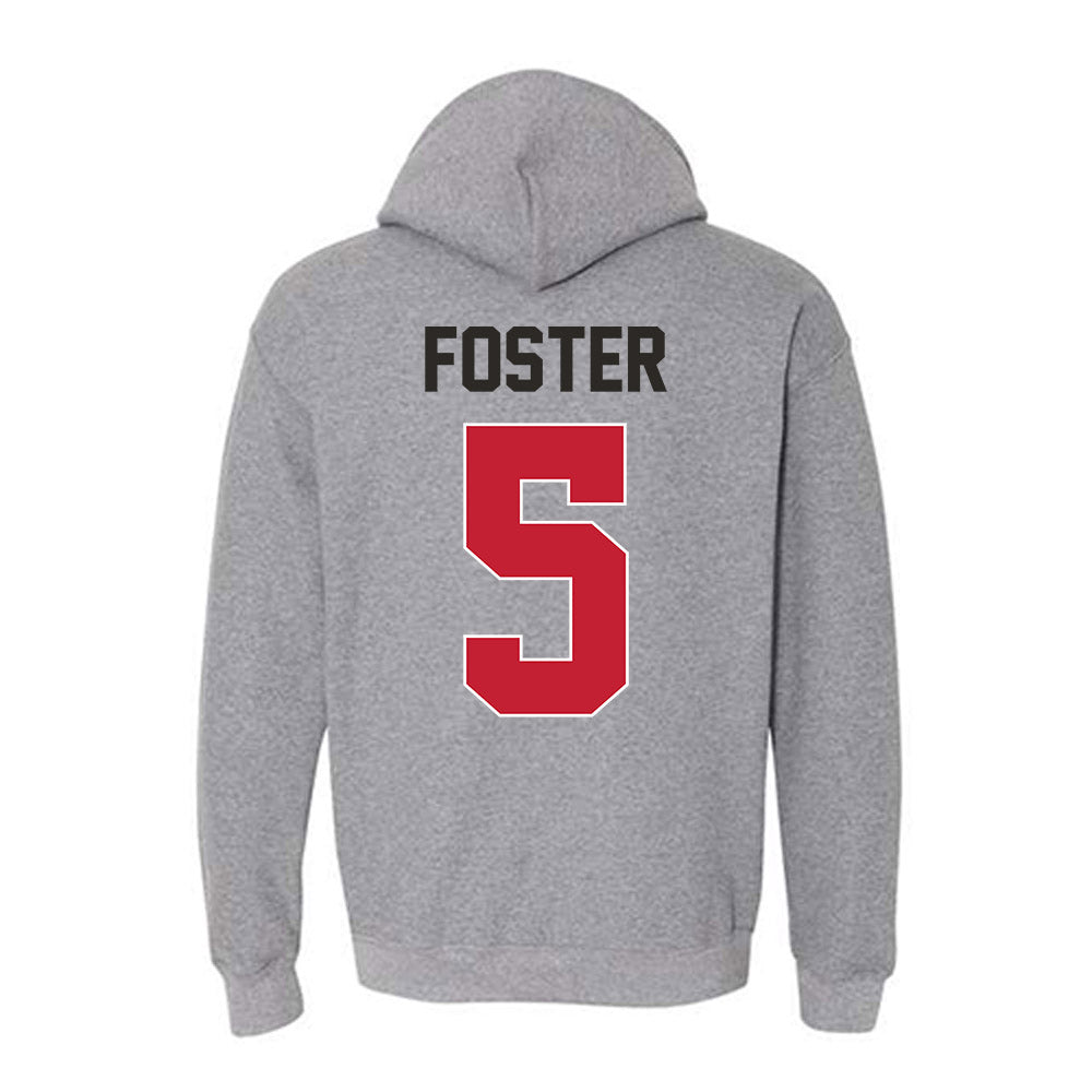 New Mexico - NCAA Women's Basketball : Kaia Foster - Classic Shersey Hooded Sweatshirt-1