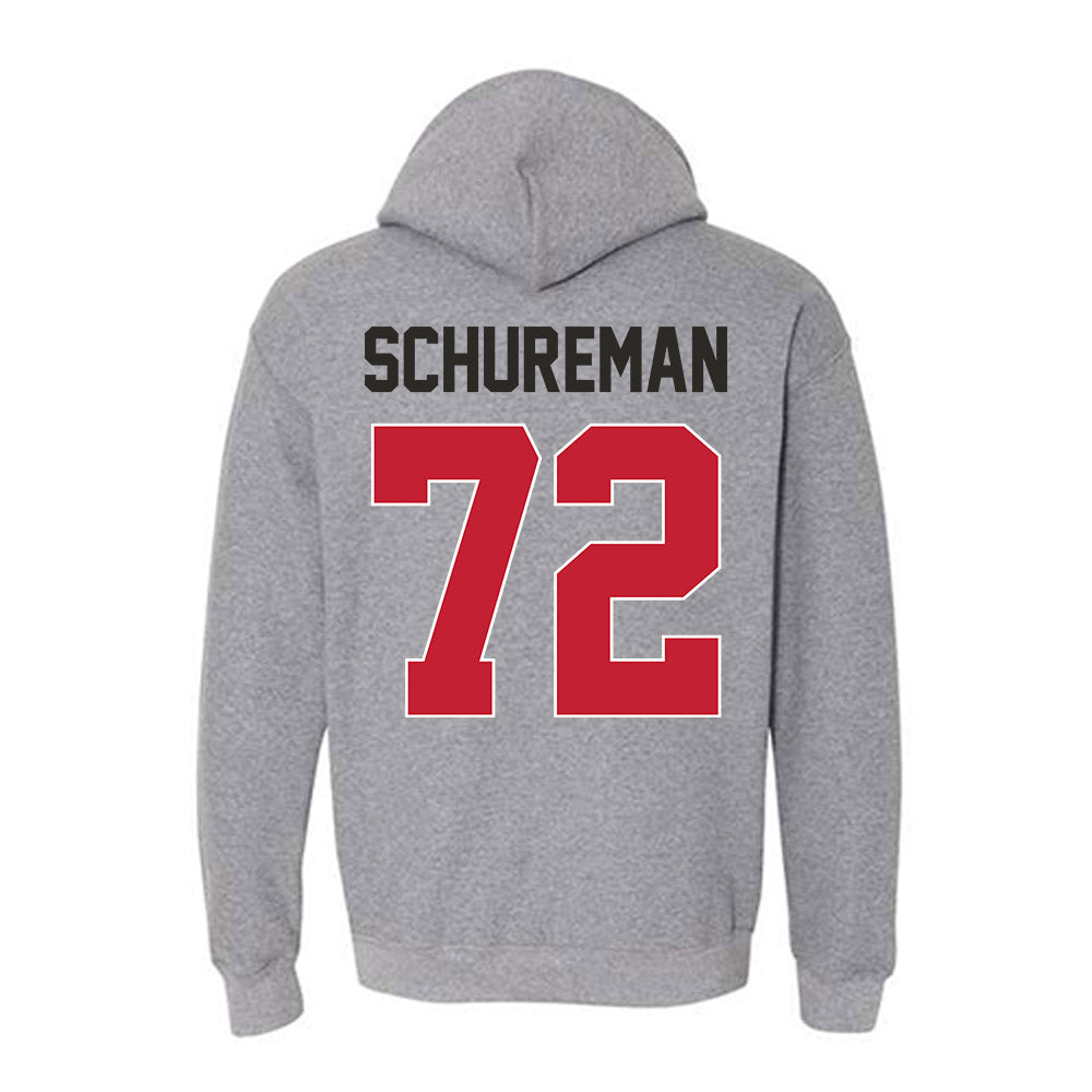 New Mexico - NCAA Football : Griffin Schureman - Classic Shersey Hooded Sweatshirt-1