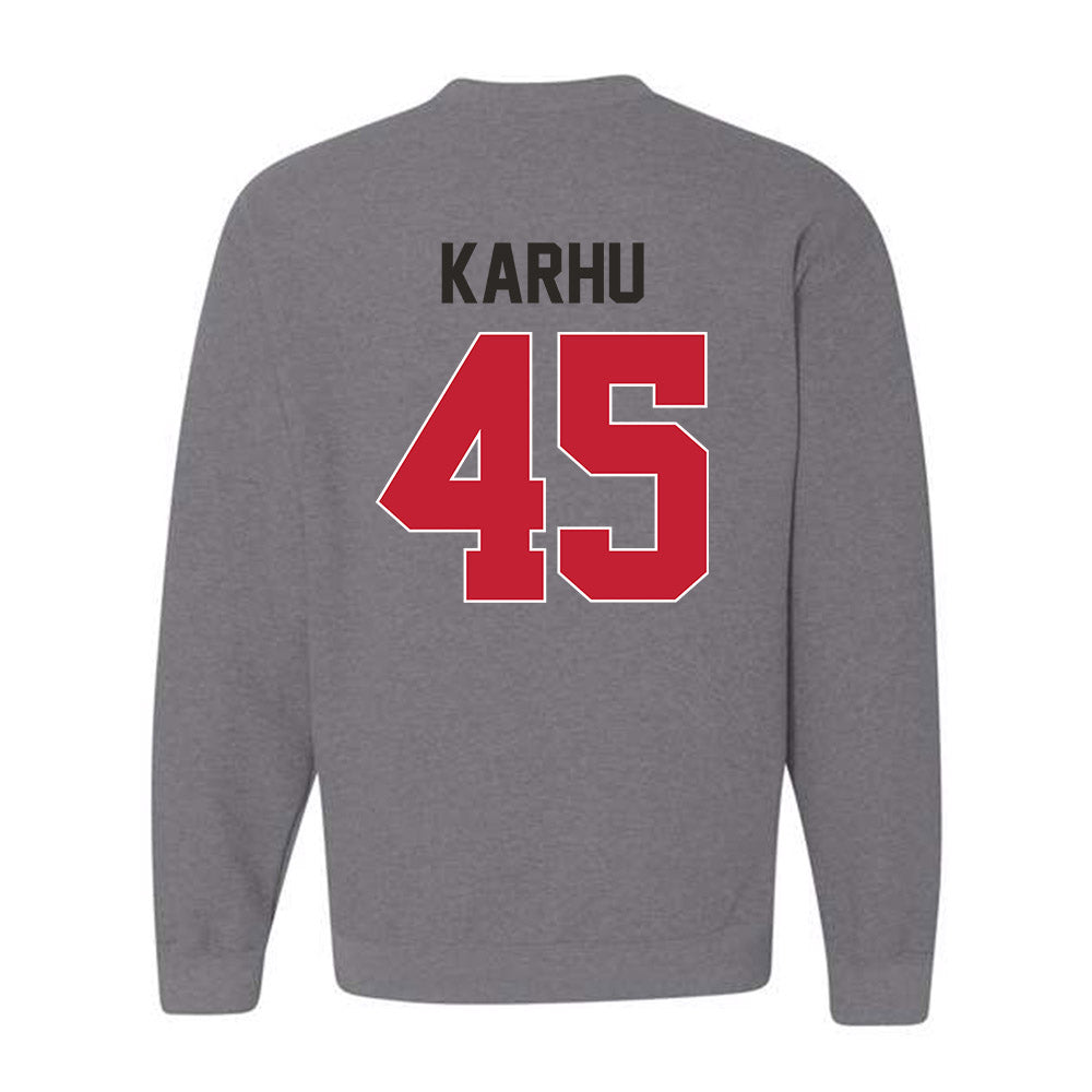 New Mexico - NCAA Football : Brett Karhu - Classic Shersey Crewneck Sweatshirt-1