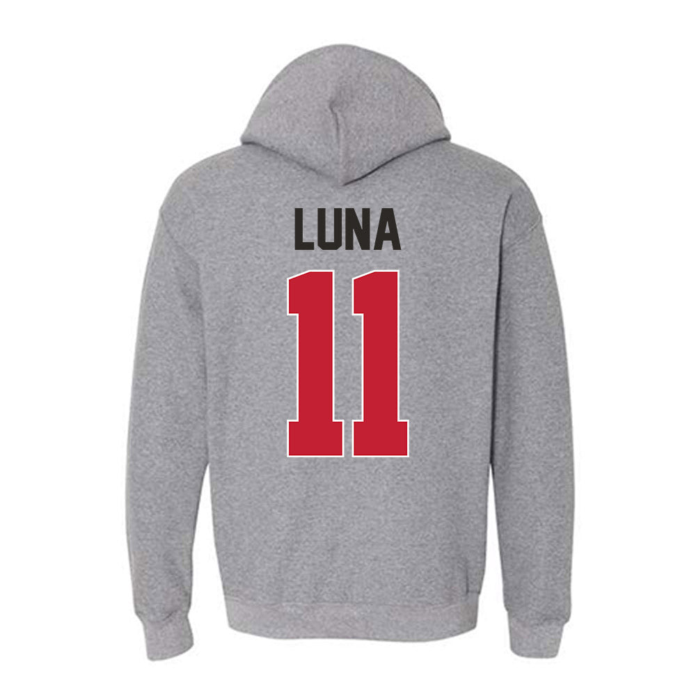 New Mexico - NCAA Men's Golf : Valentin Luna - Classic Shersey Hooded Sweatshirt-1