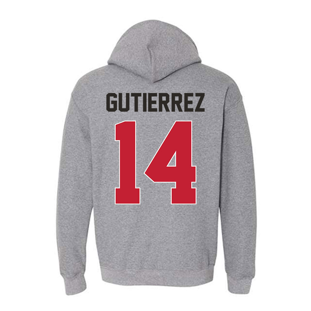 New Mexico - NCAA Football : Melaki Gutierrez - Classic Shersey Hooded Sweatshirt-1