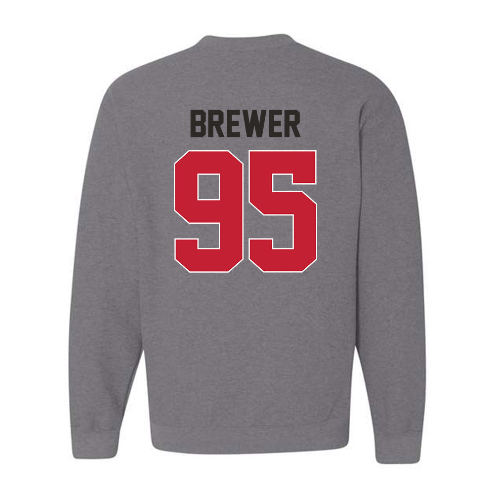 New Mexico - NCAA Football : Colby Brewer - Classic Shersey Crewneck Sweatshirt-1