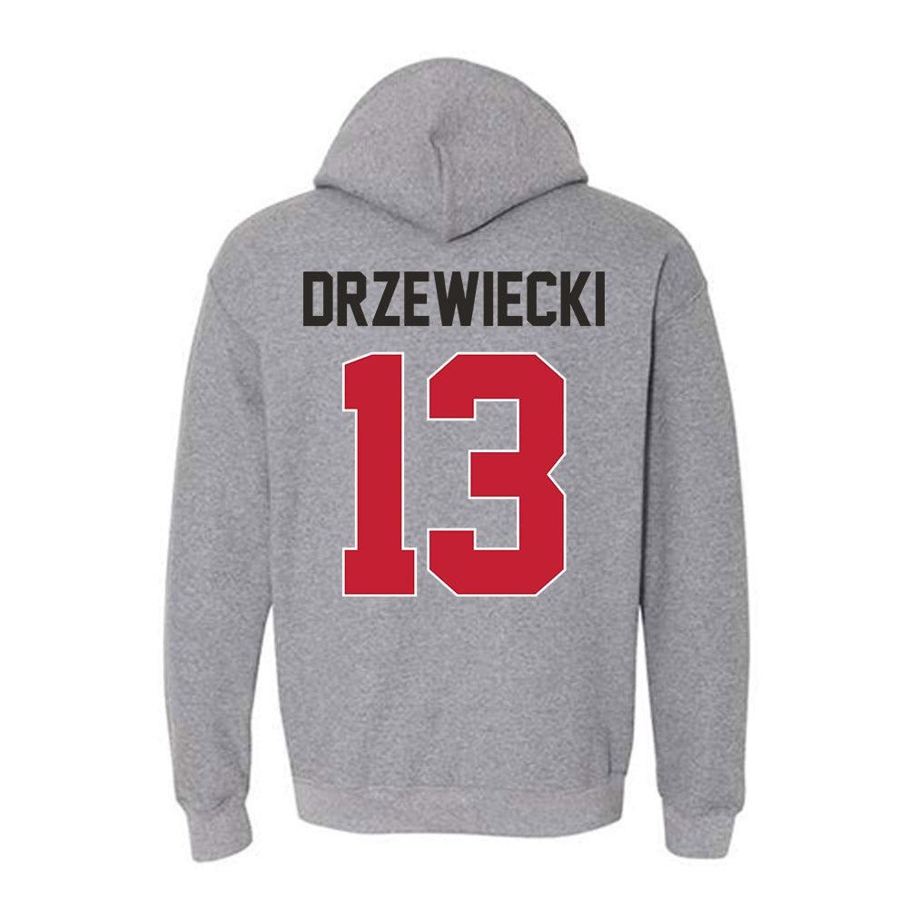 New Mexico - NCAA Football : Luke Drzewiecki - Classic Shersey Hooded Sweatshirt-1