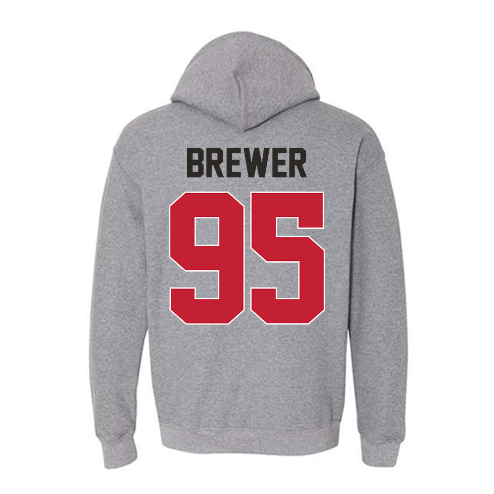 New Mexico - NCAA Football : Colby Brewer - Classic Shersey Hooded Sweatshirt-1