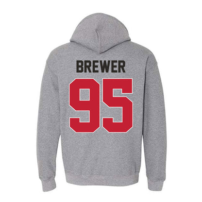 New Mexico - NCAA Football : Colby Brewer - Classic Shersey Hooded Sweatshirt-1