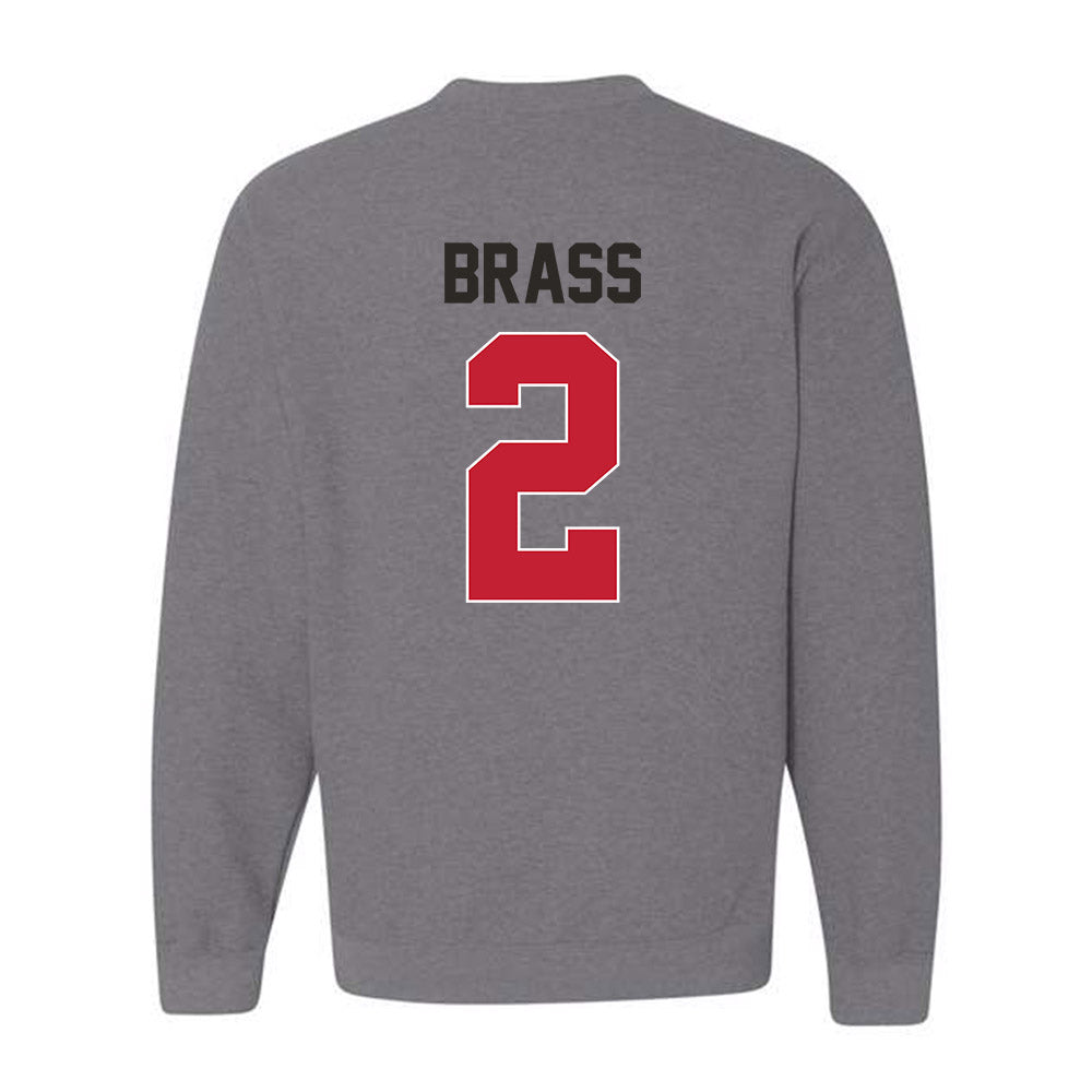 New Mexico - NCAA Baseball : Cooper Brass - Classic Shersey Crewneck Sweatshirt-1