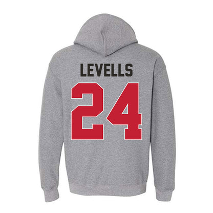 New Mexico - NCAA Football : Bear Levells - Classic Shersey Hooded Sweatshirt-1