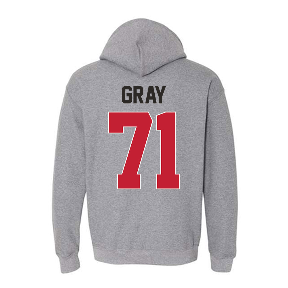 New Mexico - NCAA Football : Travis Gray - Classic Shersey Hooded Sweatshirt-1