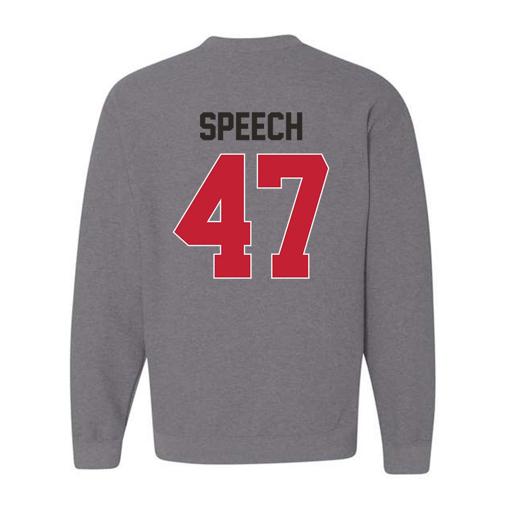 New Mexico - NCAA Football : Drew Speech - Classic Shersey Crewneck Sweatshirt-1