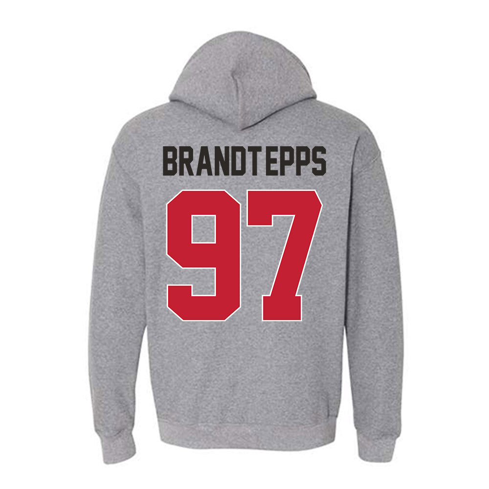 New Mexico - NCAA Football : Devin Brandt-Epps - Classic Shersey Hooded Sweatshirt-1