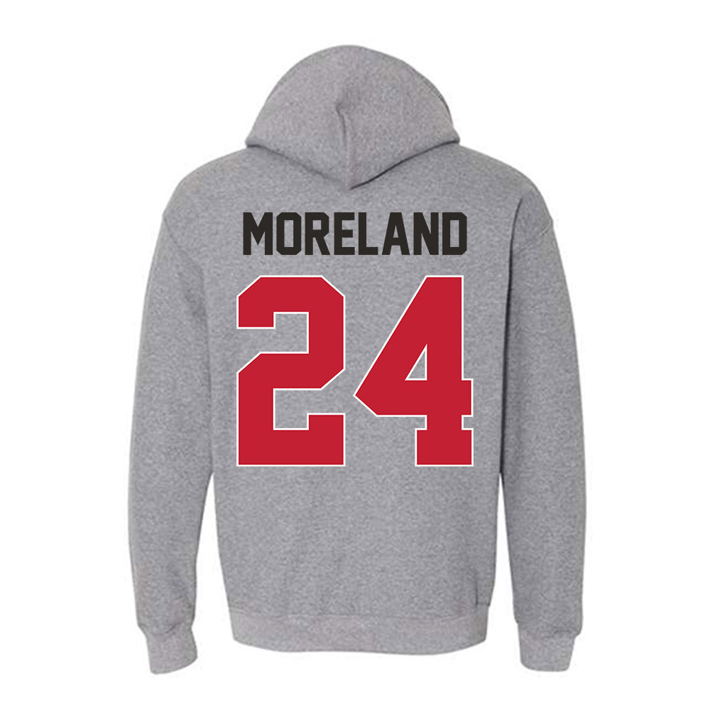 New Mexico - NCAA Women's Basketball : Amhyia Moreland - Classic Shersey Hooded Sweatshirt-1