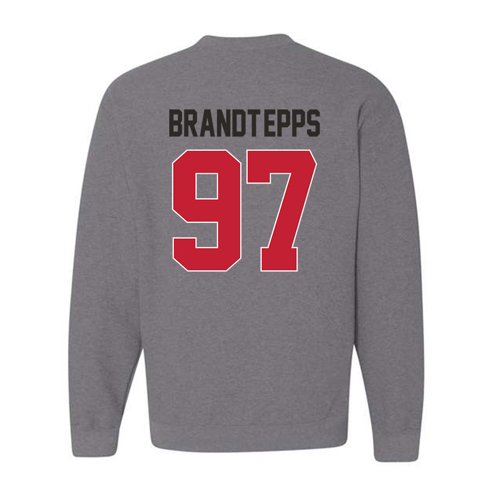 New Mexico - NCAA Football : Devin Brandt-Epps - Classic Shersey Crewneck Sweatshirt-1