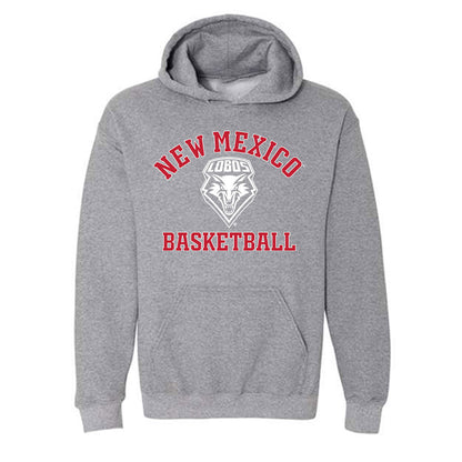 New Mexico - NCAA Men's Basketball : CJ Noland - Classic Shersey Hooded Sweatshirt-0