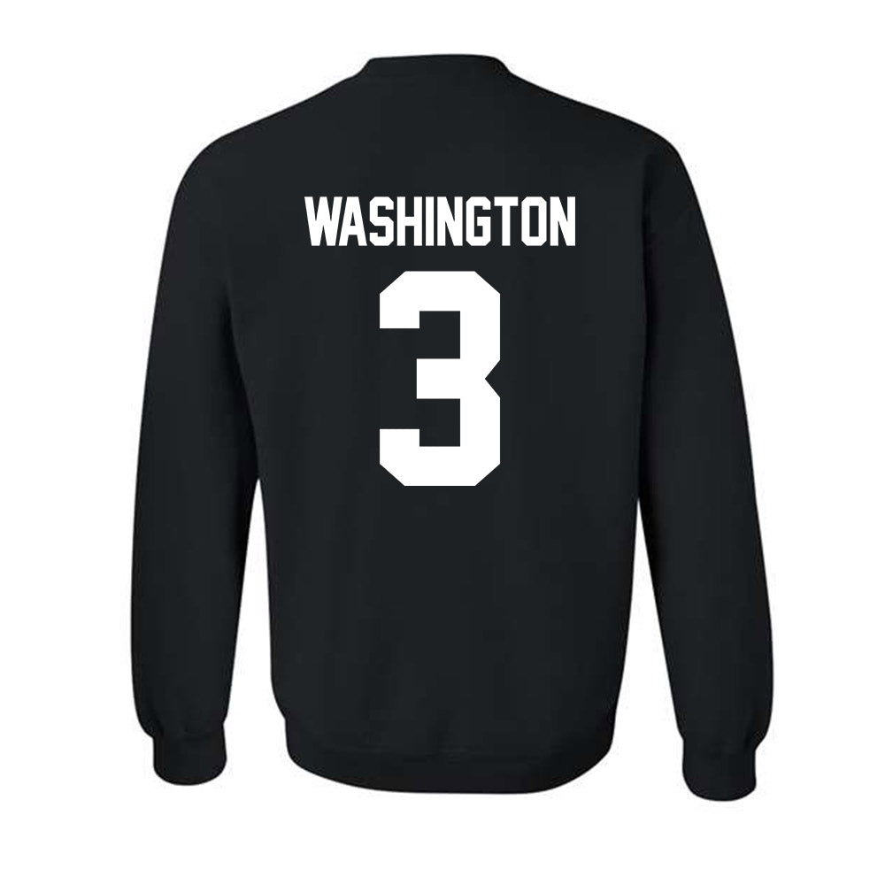 New Mexico - NCAA Men's Basketball : Tru Washington - Classic Shersey Crewneck Sweatshirt-1