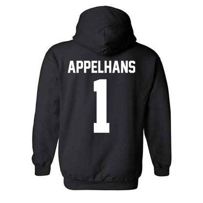 New Mexico - NCAA Men's Basketball : Braden Appelhans - Classic Shersey Hooded Sweatshirt-1